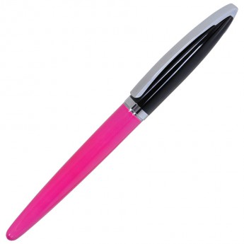 Купить ORIGINAL, ручка-роллер, розовый/черный/хром, металл