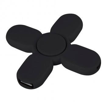 Купить USB-разветвитель SPINNER, 3 порта, черный, 8,8х8,8х1,2см, пластик