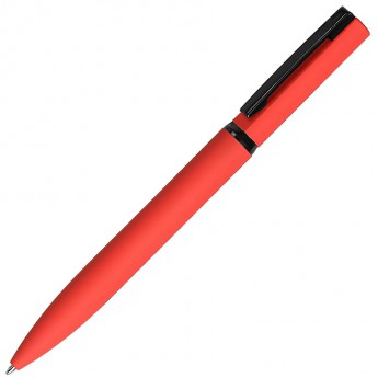 Купить MIRROR BLACK, ручка шариковая, красный, металл, софт- покрытие