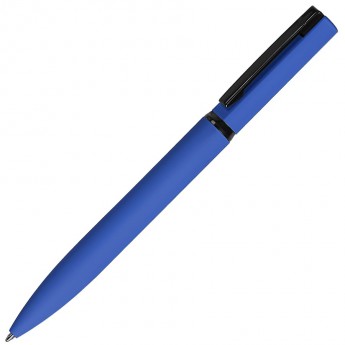 Купить MIRROR BLACK, ручка шариковая, синий, металл, софт- покрытие