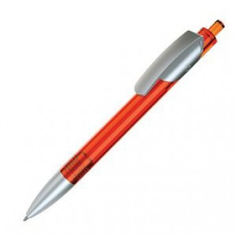 Купить TRIS LX SAT, ручка шариковая, прозрачный оранжевый/серебристый, пластик