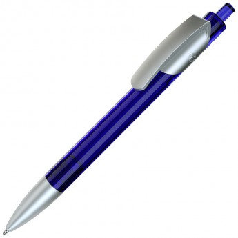 Купить TRIS LX SAT, ручка шариковая, прозрачный синий/серебристый, пластик