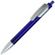 TRIS LX SAT, ручка шариковая, прозрачный синий/серебристый, пластик