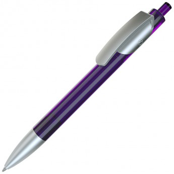 Купить TRIS LX SAT, ручка шариковая, прозрачный фиолетовый/серебристый, пластик