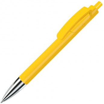 Купить TRIS CHROME, ручка шариковая, желтый/хром, пластик