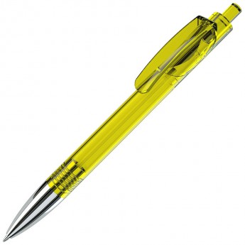 Купить TRIS CHROME LX, ручка шариковая, прозрачный желтый/хром, пластик