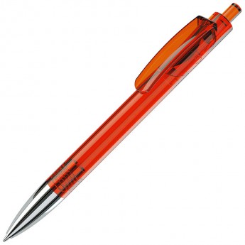 Купить TRIS CHROME LX, ручка шариковая, прозрачный оранжевый/хром, пластик