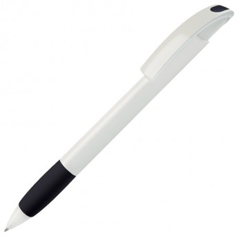 Купить NOVE, ручка шариковая с грипом, черный/белый, пластик