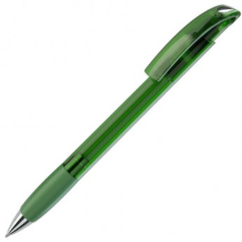 Купить NOVE LX, ручка шариковая с грипом, прозрачный зеленый/хром, пластик