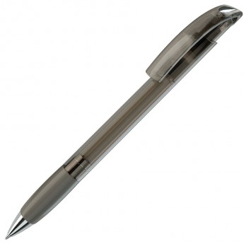 Купить NOVE LX, ручка шариковая с грипом, прозрачный серый/хром, пластик