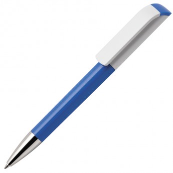 Купить Ручка шариковая TAG, лазурный корпус/белый клип, пластик