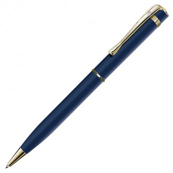 Купить ADVISOR, ручка шариковая, синий/золотистый, металл
