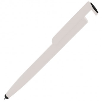 Купить N3, ручка шариковая со стилусом, белый, пластик