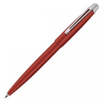 Купить DELTA, ручка шариковая, красный/серебристый, металл