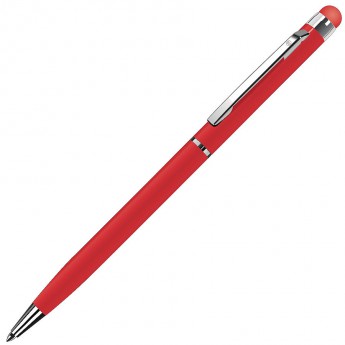 Купить TOUCHWRITER, ручка шариковая со стилусом для сенсорных экранов, красный/хром, металл  