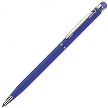 Купить TOUCHWRITER, ручка шариковая со стилусом для сенсорных экранов, синий/хром, металл  