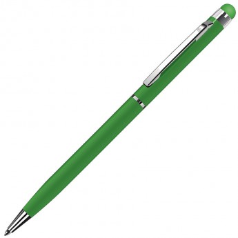 Купить TOUCHWRITER, ручка шариковая со стилусом для сенсорных экранов, зеленый/хром, металл  