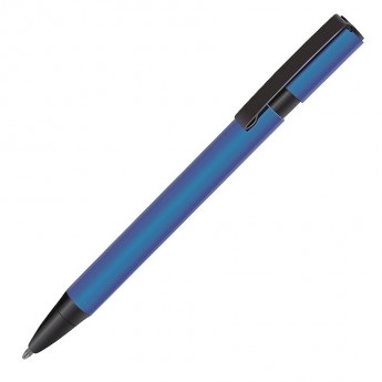 Купить OVAL, ручка шариковая, синий/черный, металл