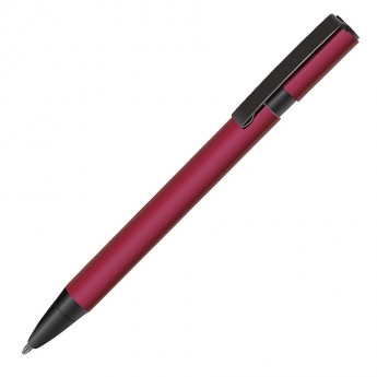Купить OVAL, ручка шариковая, красный/черный, металл