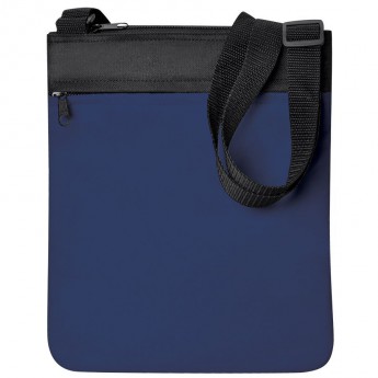 Купить Промо сумка на плечо "Simple"; синий; 23х28 см; полиэстер; шелкография 