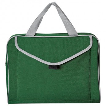 Купить Конференц-сумка "Mail"; зеленый; 35х30x8 см; полиэстер; шелкография 