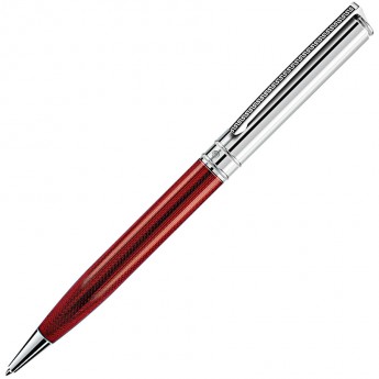 Купить VOYAGE, ручка шариковая, красный/хром, металл