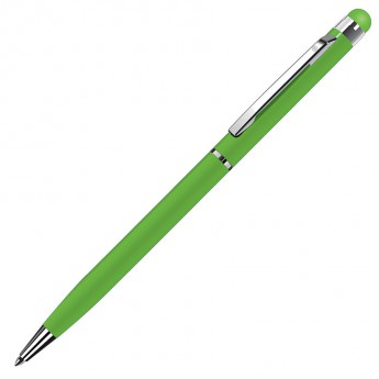 Купить TOUCHWRITER, ручка шариковая со стилусом для сенсорных экранов, зеленое яблоко/хром, металл  