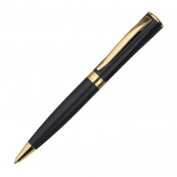 Купить WIZARD GOLD, ручка шариковая, черный/золотистый, металл