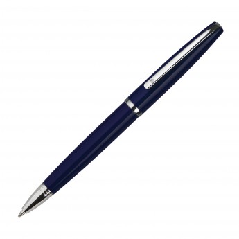 Купить DELICATE, ручка шариковая, темно-синий/хром, металл