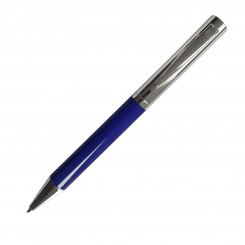 Купить JAZZY, ручка шариковая, хром/темно-синий, металл