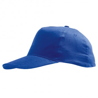Бейсболка "Sunny Kids" 5 клиньев, синий, 100% хлопок, 180г/м2, с логотипом 