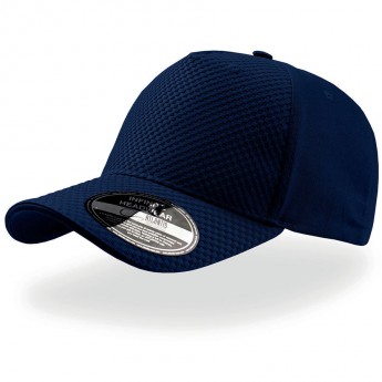 Бейсболка "Gear", темно синий, 100% полиестер, 100% хлопок, 260г/м2, с логотипом 