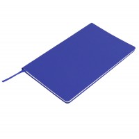 Бизнес-блокнот "Audrey", 130х210 мм, синий, кремовая бумага, гибкая обложка, в линейку 