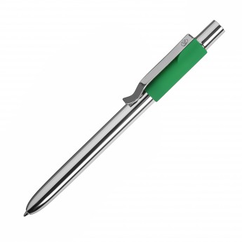 Купить STAPLE, ручка шариковая, хром/зеленый, алюминий, пластик