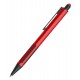 IMPRESS TOUCH, ручка шариковая со стилусом, красный/черный, алюминий, пластик, прорезиненный грип