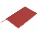 Бизнес-блокнот "Audrey", 130х210 мм, красный, кремовая бумага, гибкая обложка, в линейку 