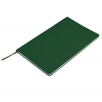 Бизнес-блокнот "Audrey", 130х210 мм, зеленый, кремовая бумага, гибкая обложка, в линейку 