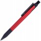 TOWER, ручка шариковая с грипом, красный/черный, металл/прорезиненная поверхность