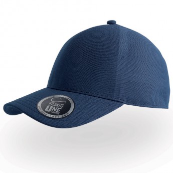 Бейсболка "Сap One", темно-синий, один сплошной клип, 100% полиэстер, 190 грм2, с логотипом 