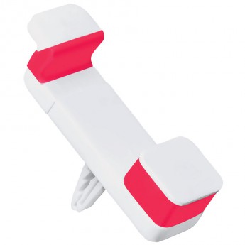 Купить Держатель для телефона "Holder", белый с красным, 9,8х4,8х8 см,пластик,силикон 