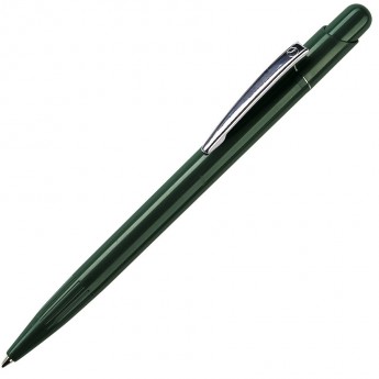 Купить MIR, ручка шариковая с серебристым клипом, зеленый, пластик/металл