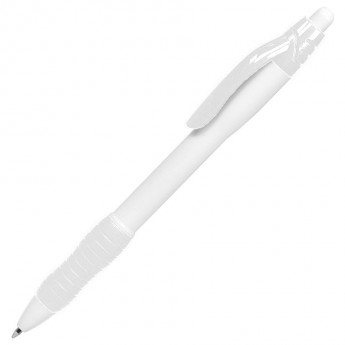 Купить N4, ручка шариковая с грипом, белый, пластик
