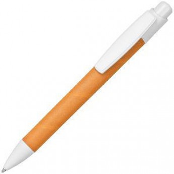 Купить ECO TOUCH, ручка шариковая, оранжевый, картон/пластик