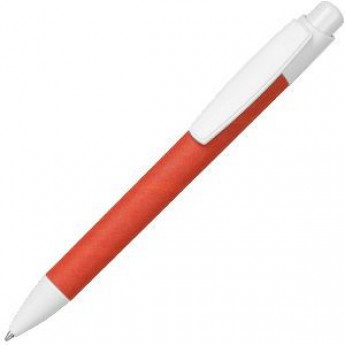 Купить ECO TOUCH, ручка шариковая, красный, картон/пластик