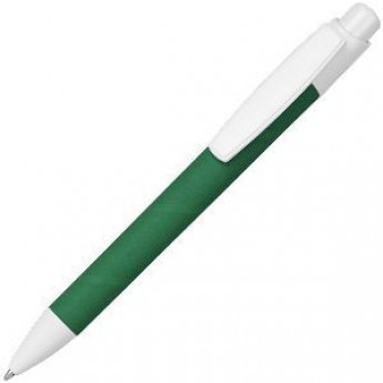 Купить ECO TOUCH, ручка шариковая, зеленый, картон/пластик