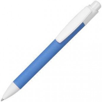 Купить ECO TOUCH, ручка шариковая, голубой, картон/пластик