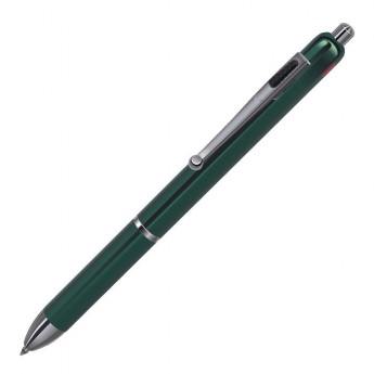 Купить MULTILINE, ручка шариковая, зеленый/хром, металл