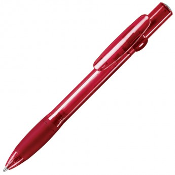 Купить ALLEGRA LX, ручка шариковая с грипом, прозрачный красный, пластик