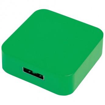 Купить USB flash-карта "Akor" (8Гб),зеленая, 4х4х1,3см,пластик 