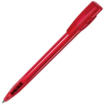 Купить KIKI LX, ручка шариковая, прозрачный красный, пластик